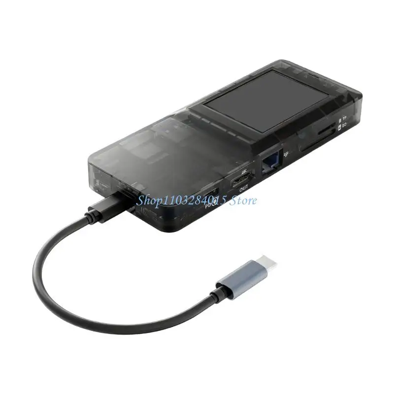 

R6FF Dense Transportable Center for Laptop with Integrated Touch Panel USB Harbors 4K Support and STANDARD TF Openings