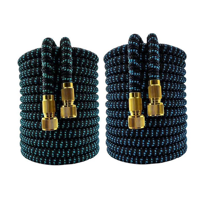 25FT-100FT Expandable Garden Watering Hose High Pressure Car Wash Magic Flexible Water Hose Jardin Irrigation Cleaning Tools
