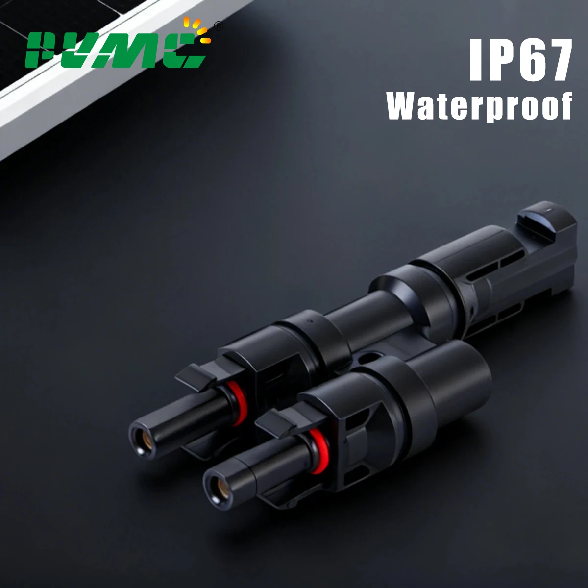 1 Pair T3/T4/T5/T6/T7 Branch Type PV Solar Panel Cable Connectors 50A 1000V Electrical Solar Panel Wire Connectors Local circuit
