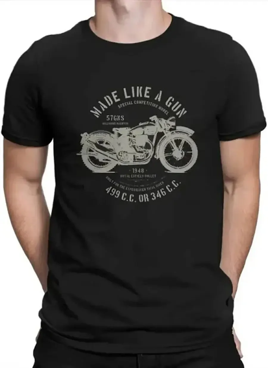 

138 India Roy E Motorcyle Bullet 350 350EX 500 Classic 500 B5 C5 Military Tee T Shirt men Rider Top For Fans Racing Gift
