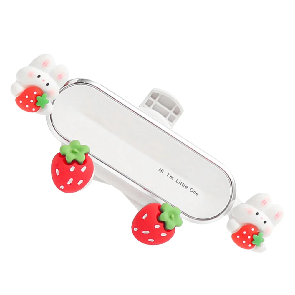 

Rabbit Stand Cars Phone Accessories Holder in Silica Gel Air Vent Mount Cute Auto Support Girl Mobile