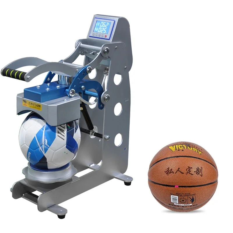 Best Price Magnetic Auto Open Heat Transfer Printing Ball Heat Press Machine For Basketball Football Volleyball Rugby