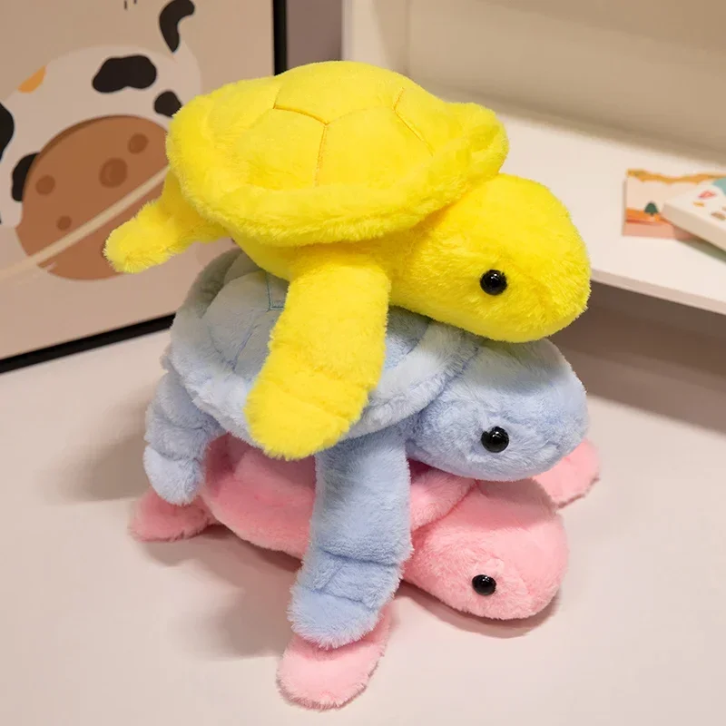 Hot Sale 25/35cm Five Colours Tortoise Plush Toys Stuffed Soft Animal Cartoon Turtle Dolls Christmas Birthday Gifts