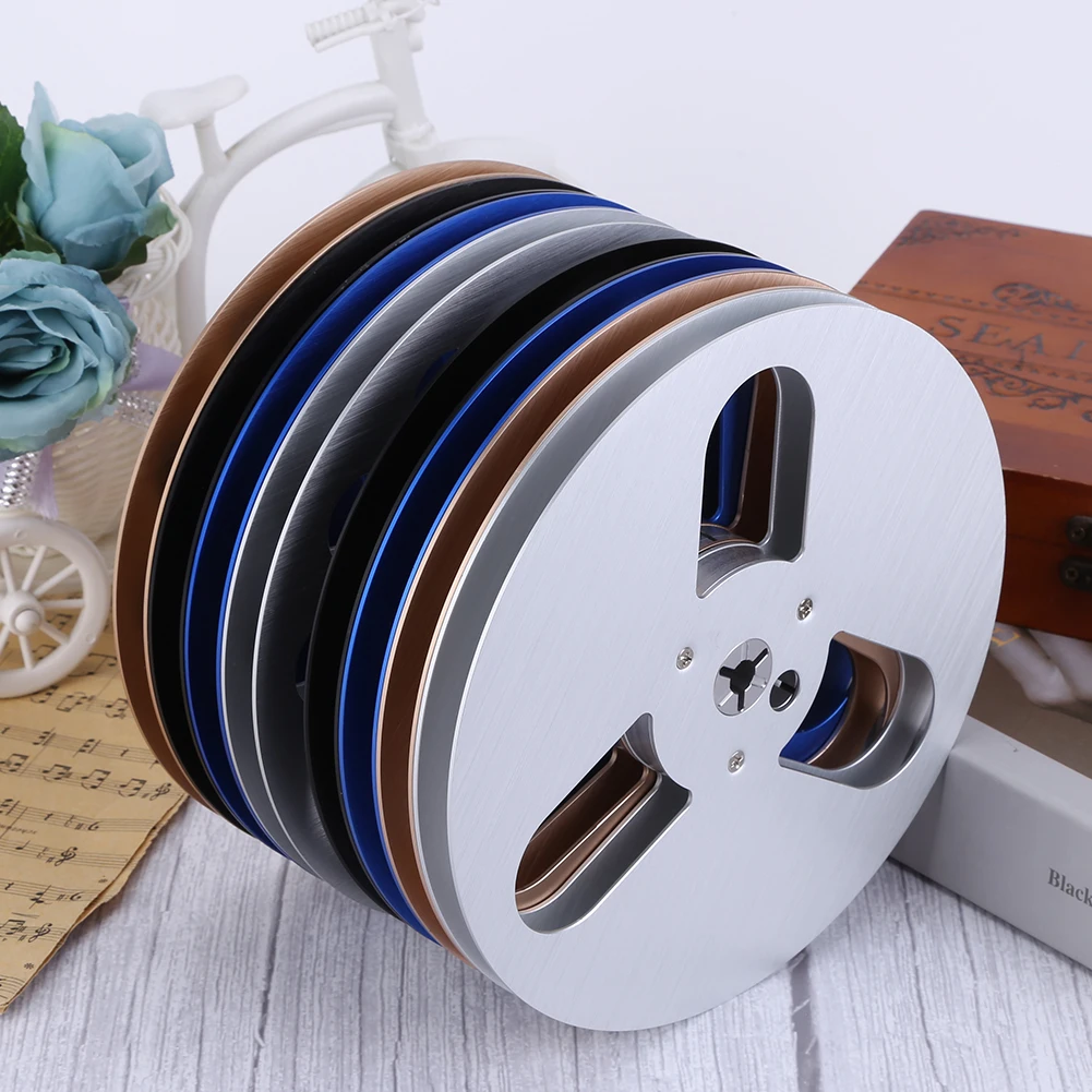 

3/11 Hole Recording Tape Reel Bending-resistance 7inch Blank Tape Reel Wear-resistant 1/4 Replacement for Studer ReVox/TEAC/BASF