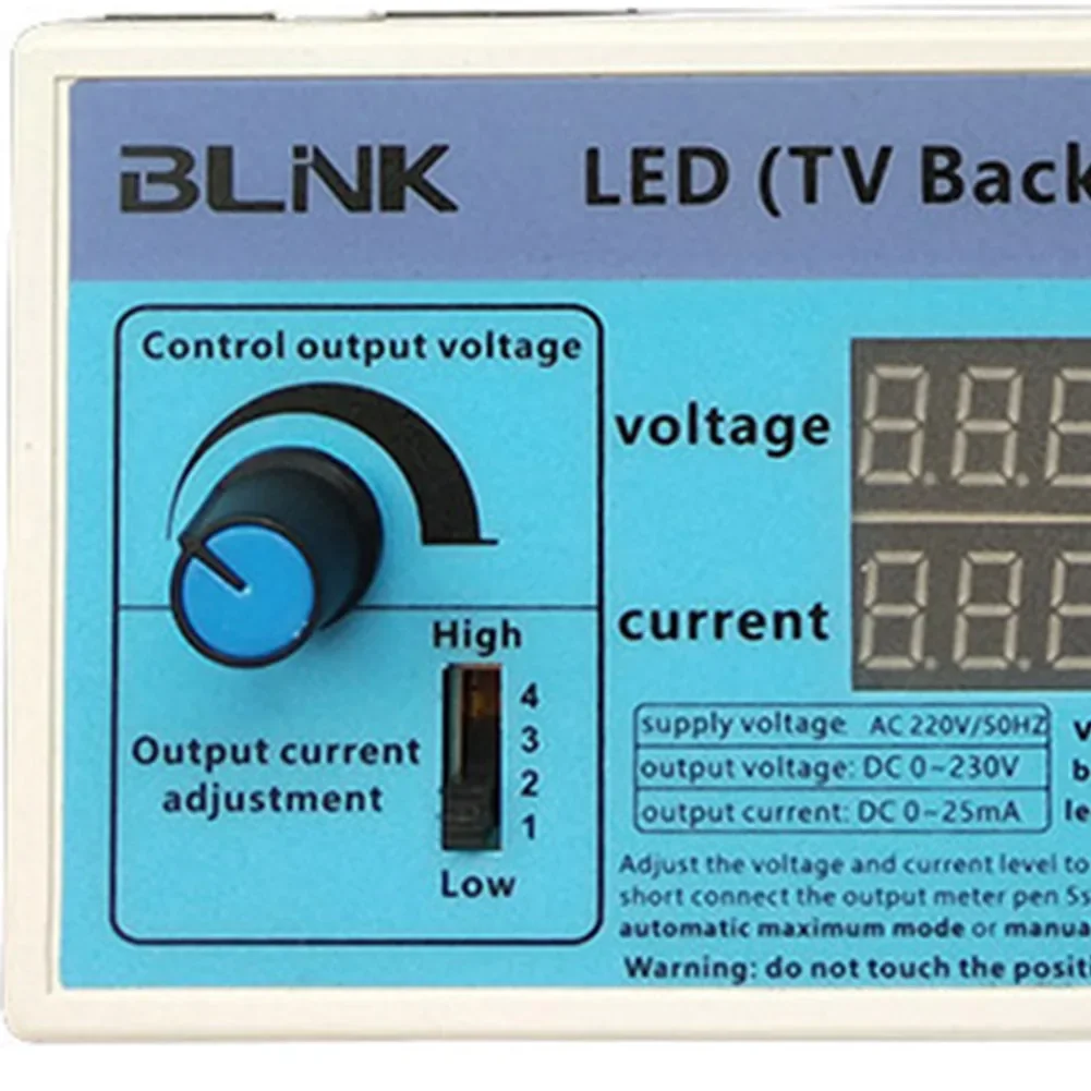 Multipurpose TV Backlight Tester Meter 0-230V Output LED Lamp Strip Beads Test Inspection Tool Measurement Instruments