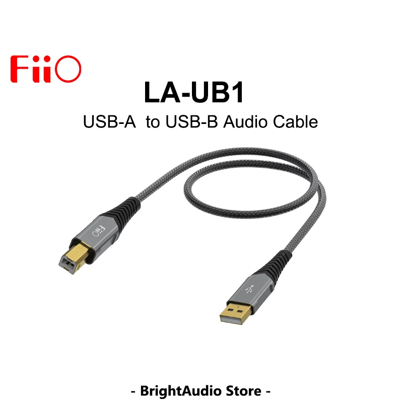 

FIIO LA-UB1 LA-UA1 USB-A to USB-A / USB-B USB Power Purifier Audio Cable for M11 BTR5 BTR3 Blueoth AMP DAC LAUA1 LAUB1