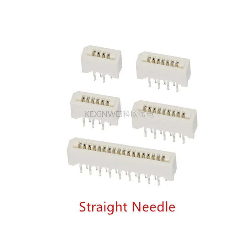 10Pcs 1.25mm FPC/FFC Connector LCD Flexible Flat Cable Socket Double Row 4/5/6/7/8/9/10/11/12/14/16/18/20/22/24/26/28/30/32 Pin