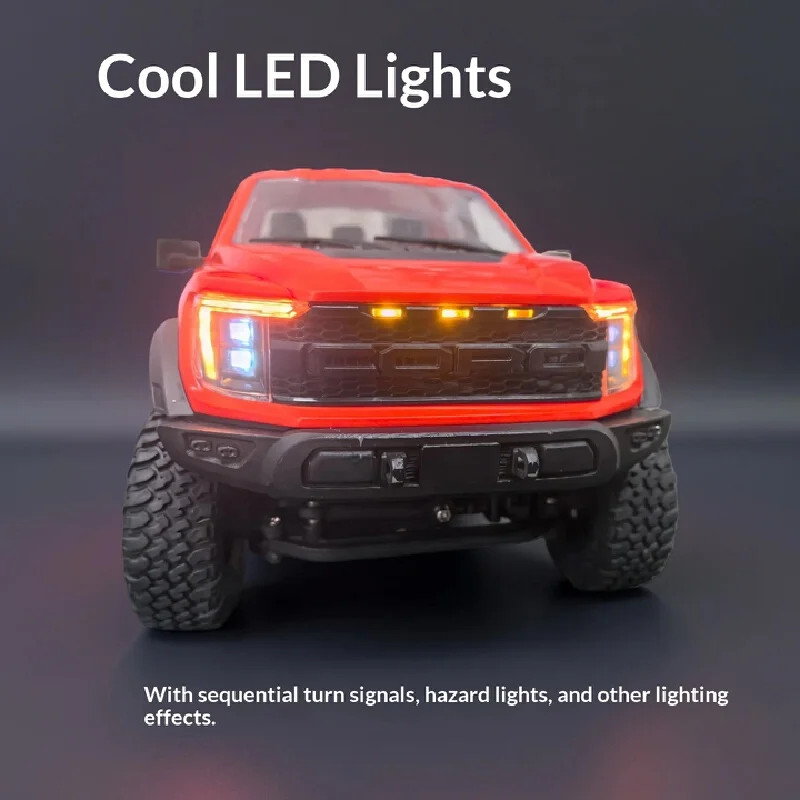 Hongxing Nuovo F-150 RC Auto Scala 1:12 4WD Fuoristrada Pickup Full Metal Gearbox Realistico Porte Aperte Cruise Control Veicolo RC