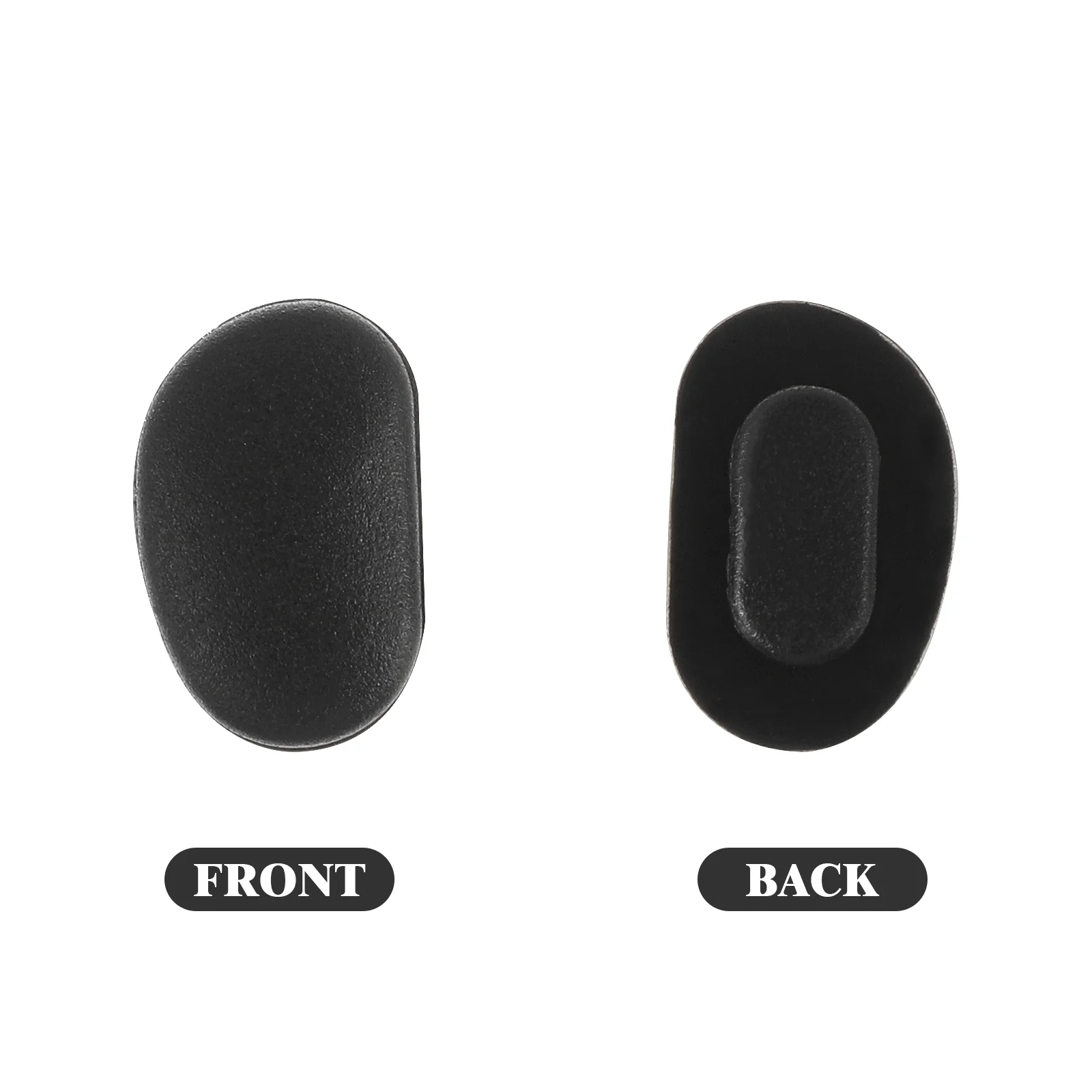 Eyeglass Nose Pads Anti Slip Nearsighted Glasses Silicone for Eyeglasses Shortsighted Black