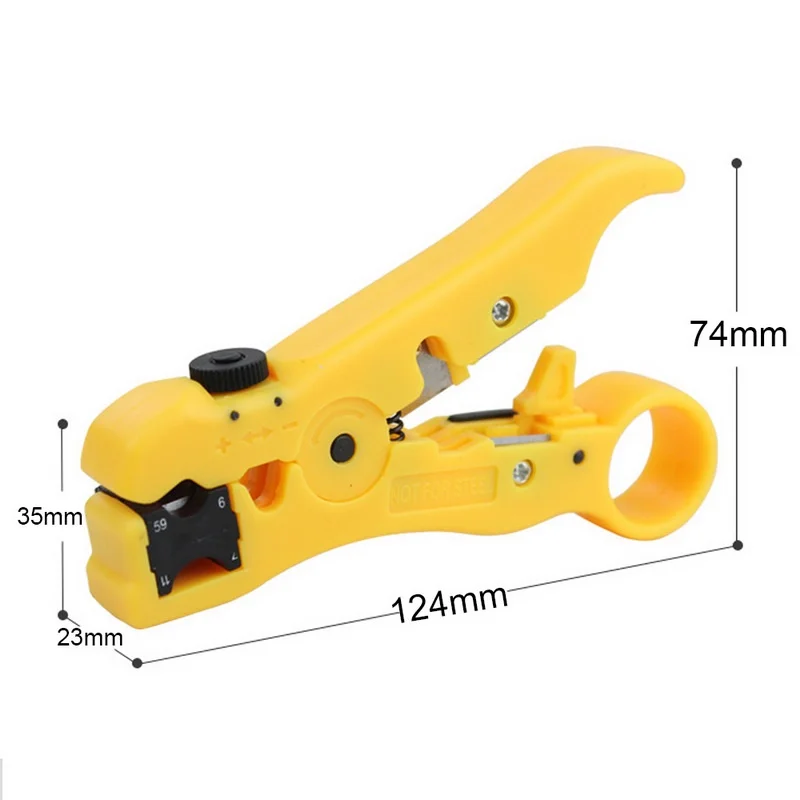 Automatic Stripping Pliers Universal Coaxial Cable Wire Stripper Wire Cable Tools Stripping Crimping Hand Tools Hexagon Wrench