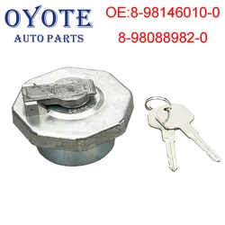 OYOTE 8-98146010-0 8-98088982-0 8981460100 8980889820 Tank Fuel Cap With Key For ISUZU ELF NPR NQR NQR75 4HK1