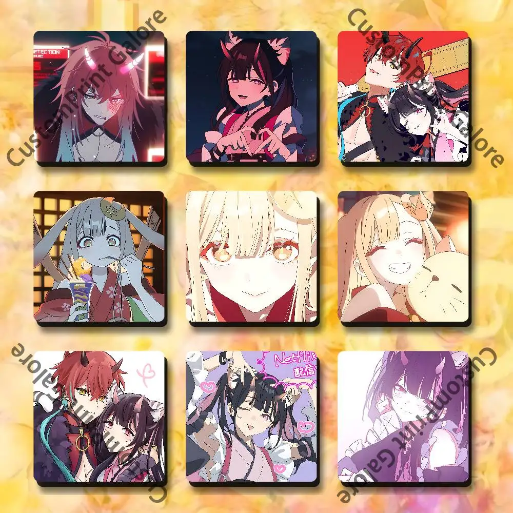 

C-Cosmic P-Princess K-Kaguya Soft Magnetic Refrigerator Magnets 5.5,7.5cm Personalized for DIY Kitchen Office Decorative