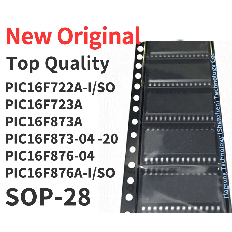 1 Piece PIC16F722A-I/SO PIC16F723A PIC16F873A -I/SO PIC16F873-04 -20 PIC16F876-04 PIC16F876A-I/SO SOP-28 Chip IC New Original