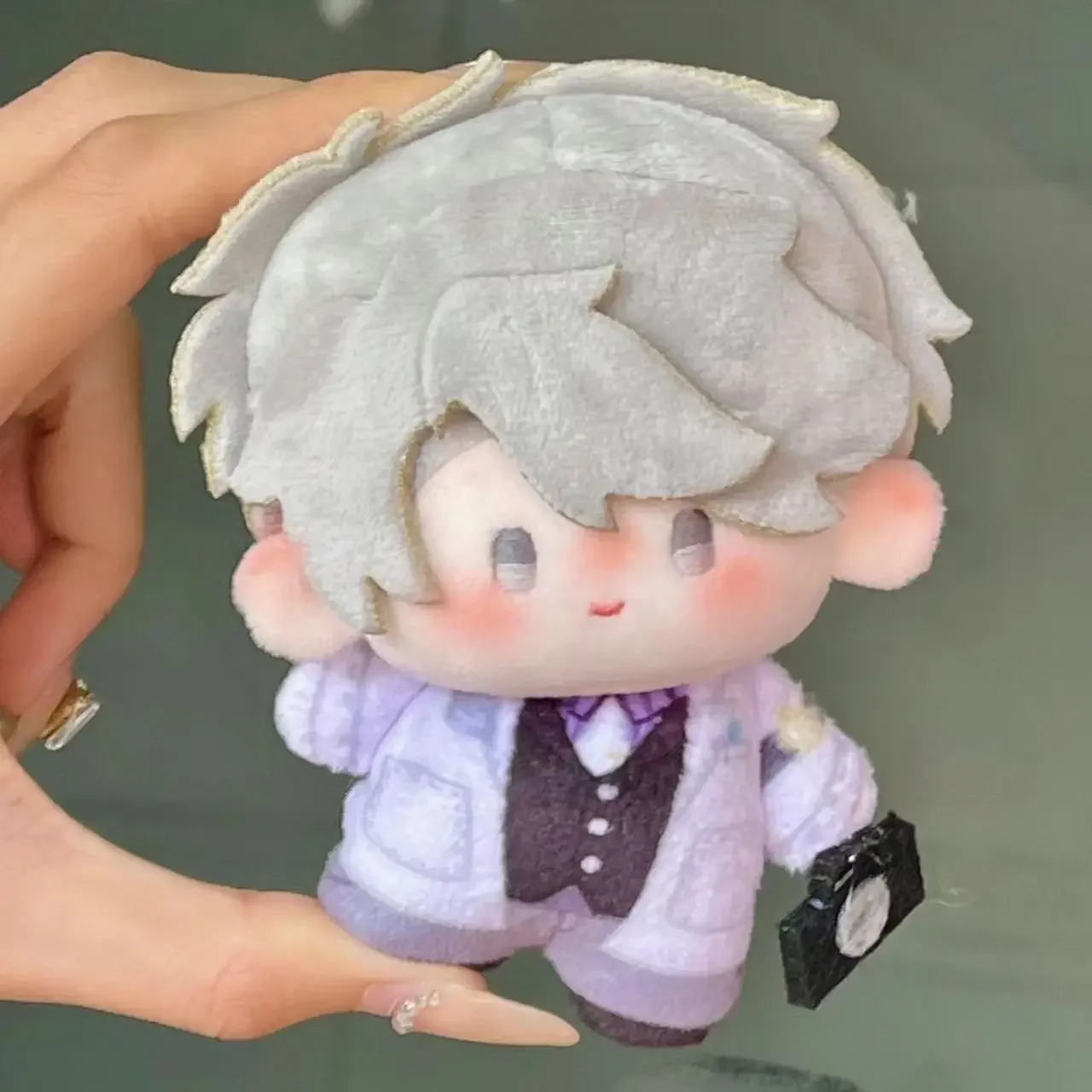 

NEW Game Identity Ⅴ Aesop Carl Cosplay 10CM Mini Adorable Plush Doll Soft Starfish Body Pendant Keychain Anime Props Toys Gift