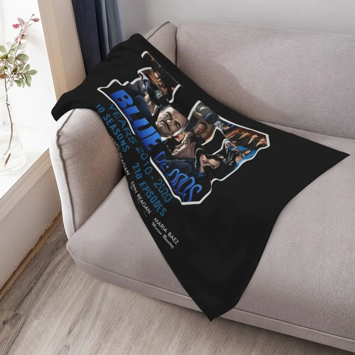 الدم الزرقاء سنة 2010 أ؟؟ 2020 10 مواسم 218 حلقات توقيعات قميص رمي بطانية أريكة قطبية للأطفال