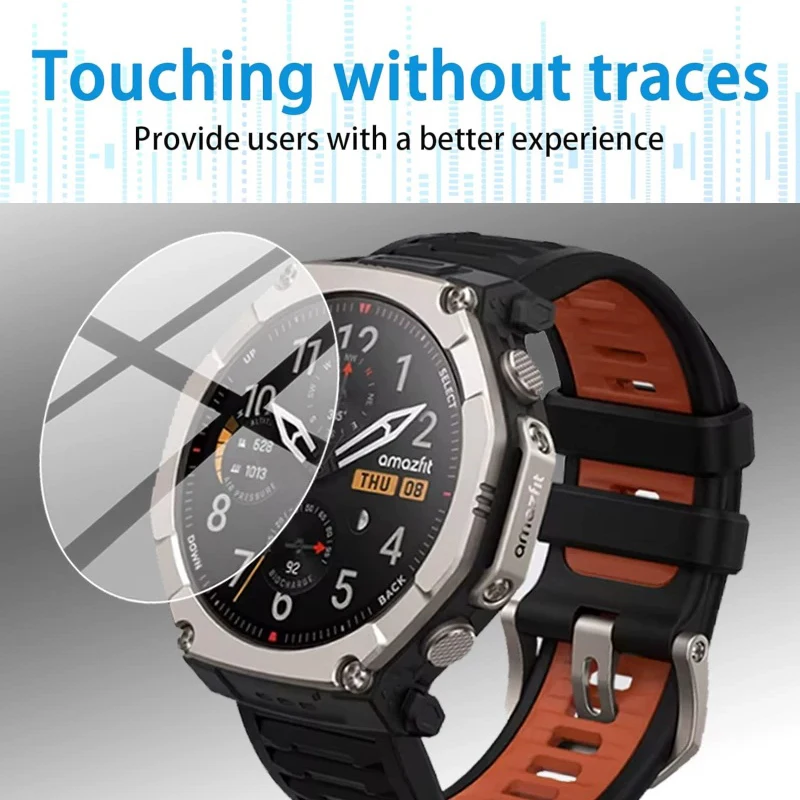 1-6PCS Tempered Glass For Amazfit T-Rex Ultra 2 Screen Protector HD Film For Huami Amazfit TRex ULTRA 2 Protective Cover image 5