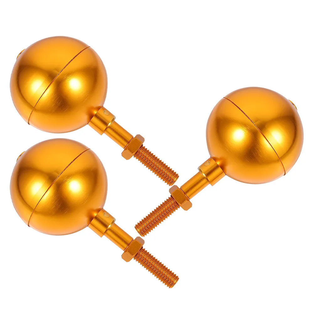 3pcs-outdoor-flagpole-accessory-flag-pole-ball-topper-golden-aluminum-alloy-finial-replacement-solar-flagpole-us-flag-truck