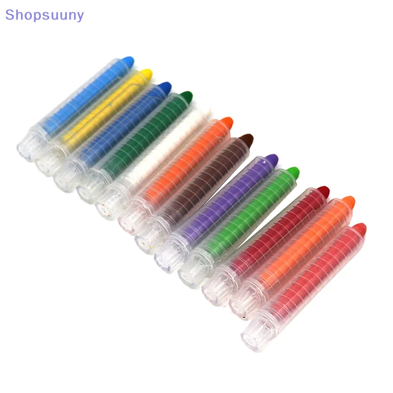 [SU]5pcs Transparent Non-toxic Chalk Holder Clip Chalk Covers For Teachers Writing Children Drawing Board Accessories Chalk Pens
