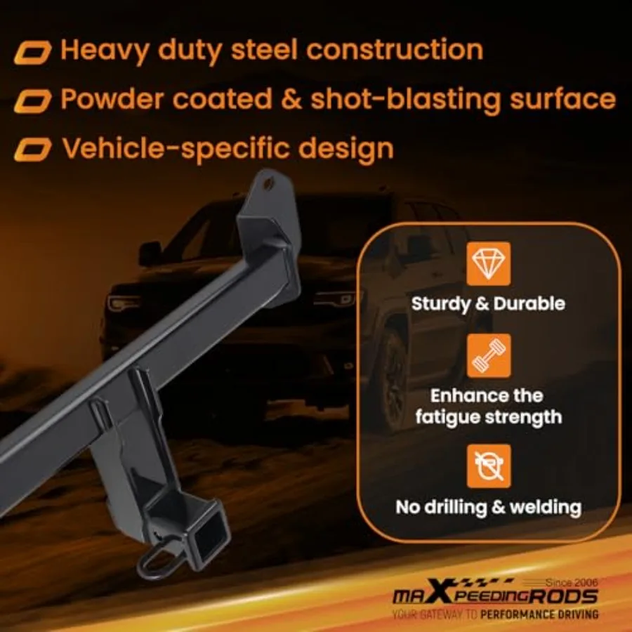 Hitch Trailer Kelas 3 Belakang dengan Receiver 2 Inci untuk BMW X3 2011-2024 X4 2019-2024 5000 LBS GTW