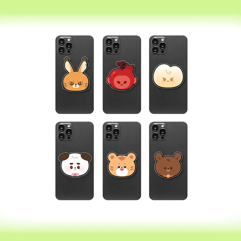 

New Kpop Korean JaeHyun Johnny Jungwoo DoYoung Mark Cartoon DIY Acrylic Phone Ring Holder Display Fans Gifts Collection