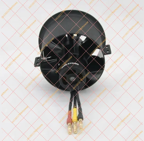 80mm 12-Blade EDF Power System, 6S Inrunner Brushless Motor for RC Jet Aircraft
