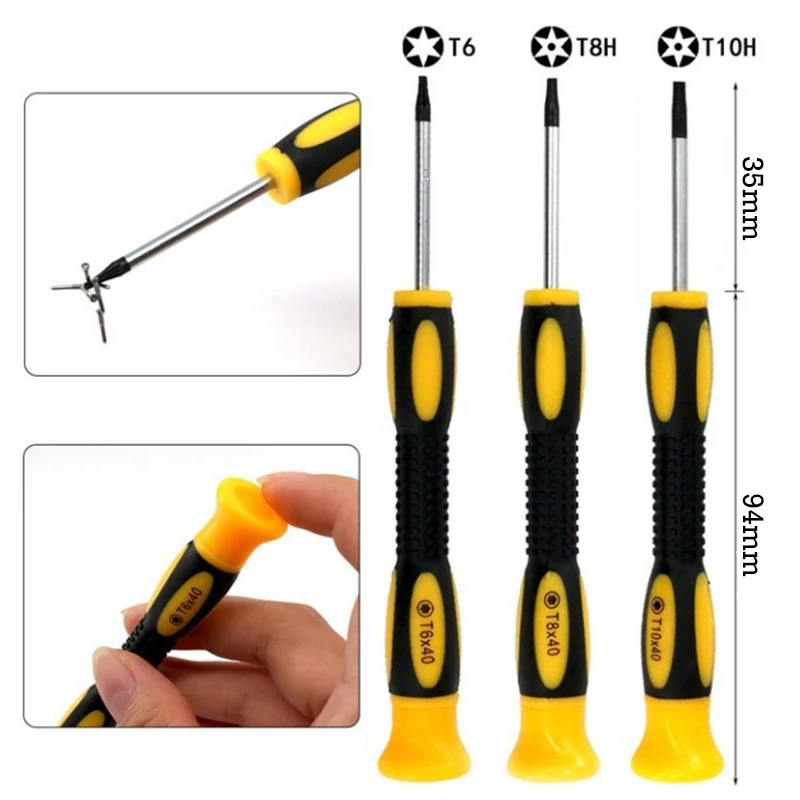 8/9pcs T6 T8H T10H Screwdriver Repair Tool Kit For Xbox One 360 Controller PS3 PS4 Laptop DIY Hand Repair Disassemble Tools