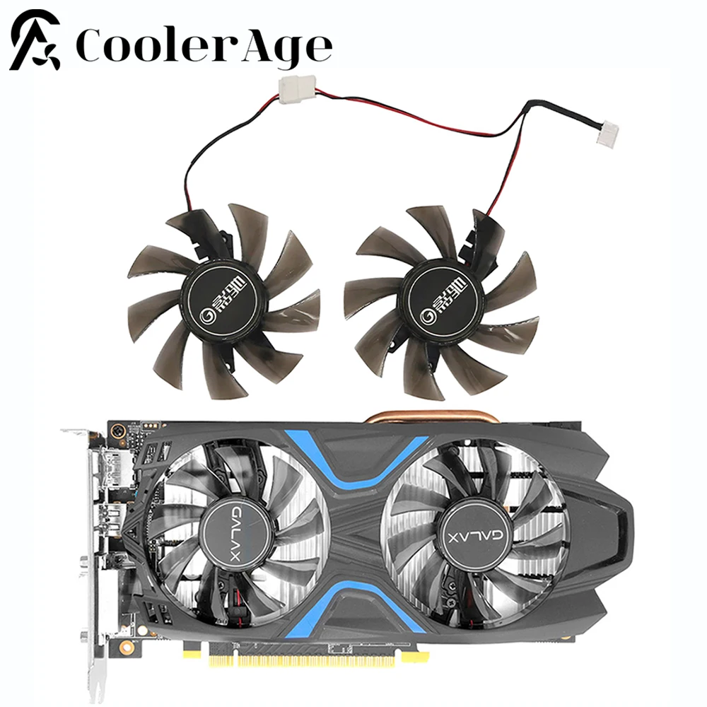 For Galax GeForce GTX 1050 1050Ti 1060 Video Card Fan New GA82O2H GTX1050 GTX1050Ti GTX1060 Graphics Card Replacement Fan