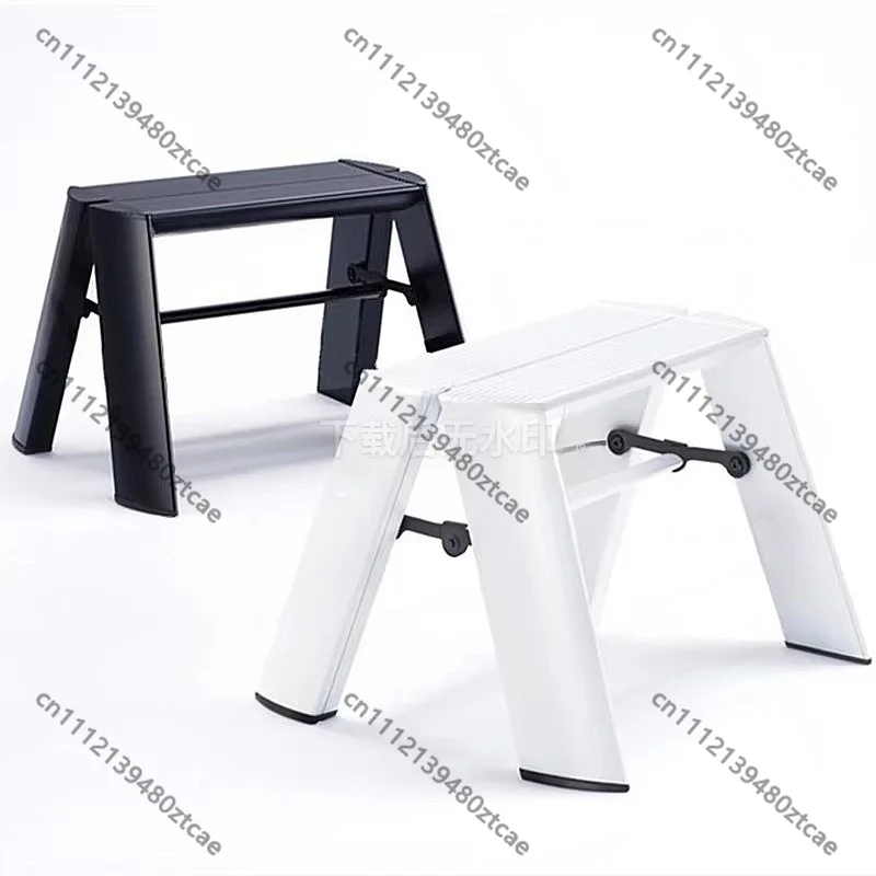Multifunctional Thickened Aluminum Alloy Folding Step Stool for Kids Household Shoe Changing Ladder