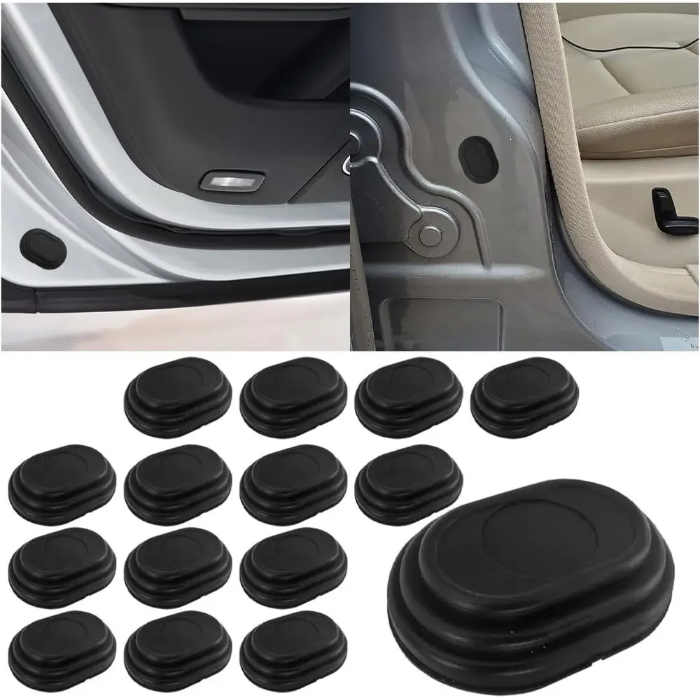 16PCS Car Door Shock Absorber, Silicone Anti-Collision Pad | Car Side Door Protection Sticker, Self-Adhesive Door Slam Stopper B
