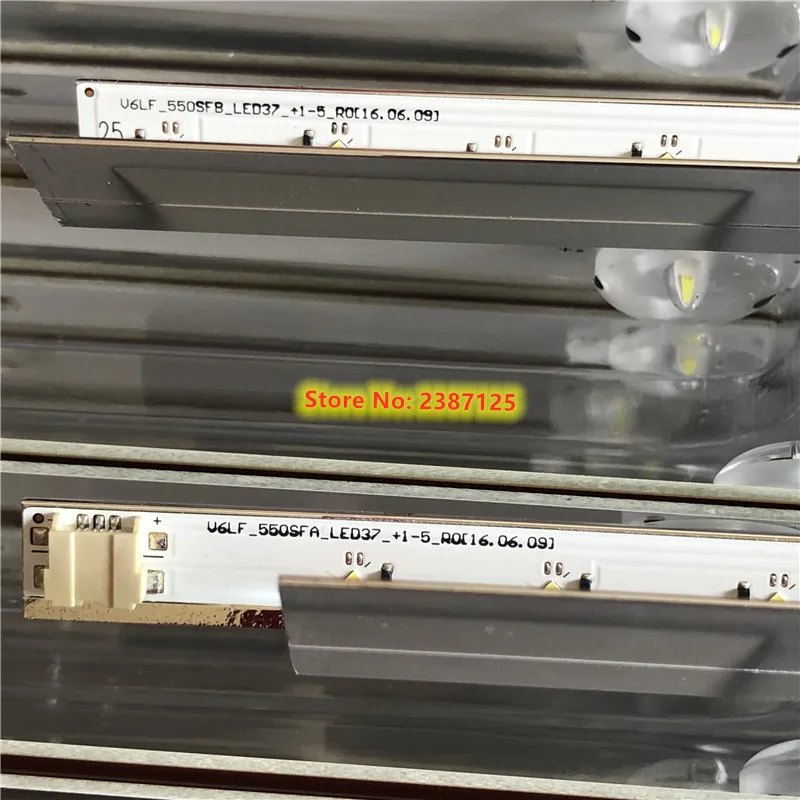 5set LED Backligh Strip For louvre 55" V6LF_550DKA_LED37-+1-5_R0 550DKB 550SFB 550SFA BN96-9732A BN96-9733A BN96-04663A 39735A