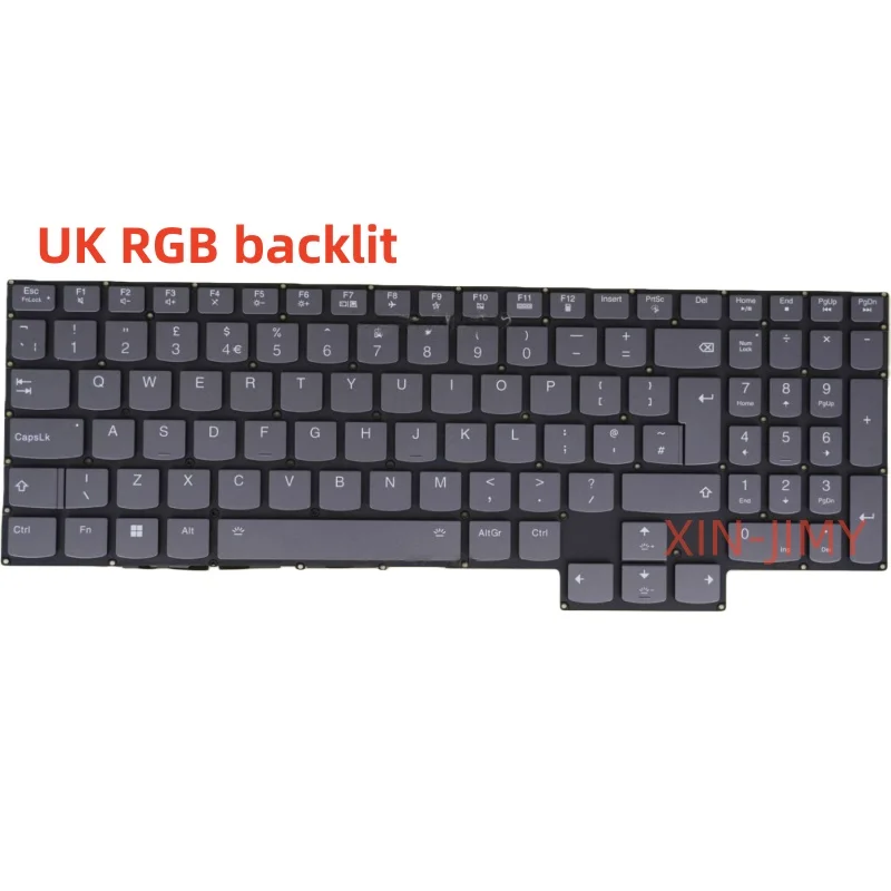 UK RGB Colorful Backlit Laptop Keyboard For Lenovo Legion 7-16ACHg6 16ITHg6 7-15IMH05