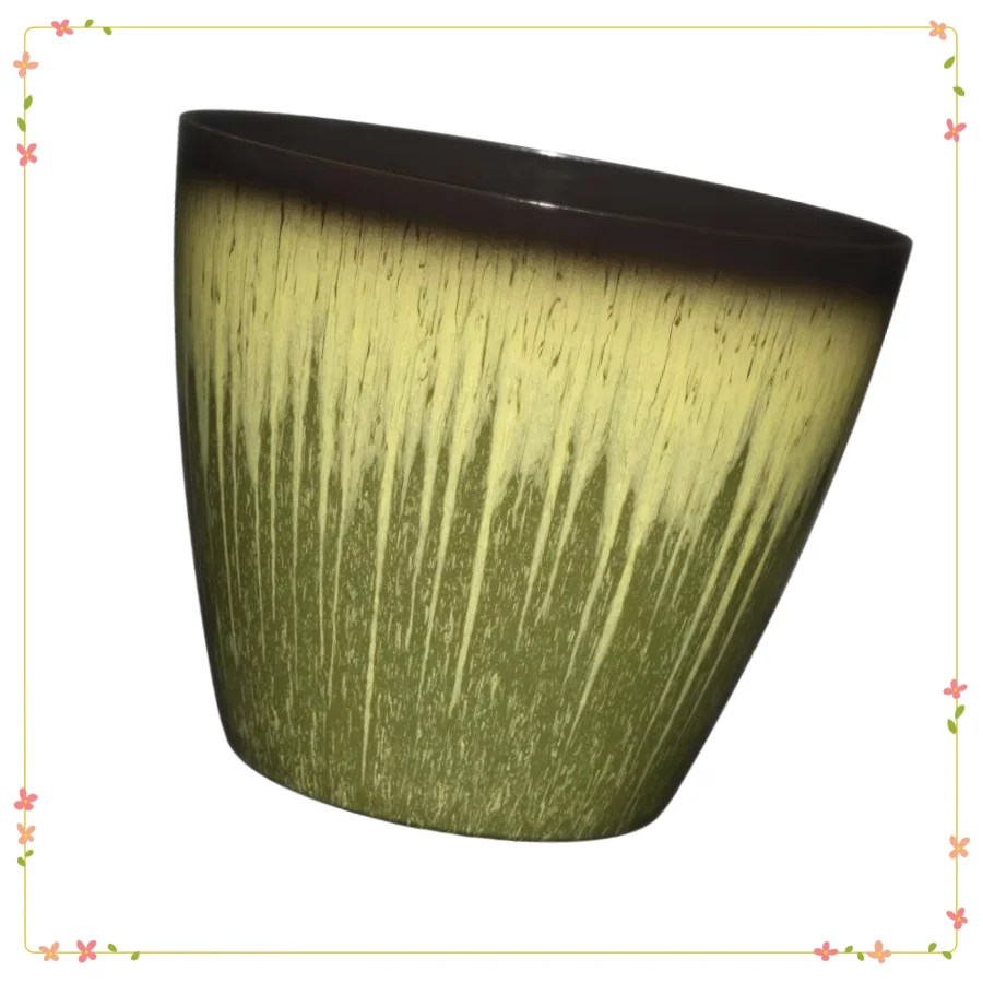 

Vogue Willow Planter: UV-Resistant Indoor Outdoor Flower Herb Pot, Modern Home Garden Decor