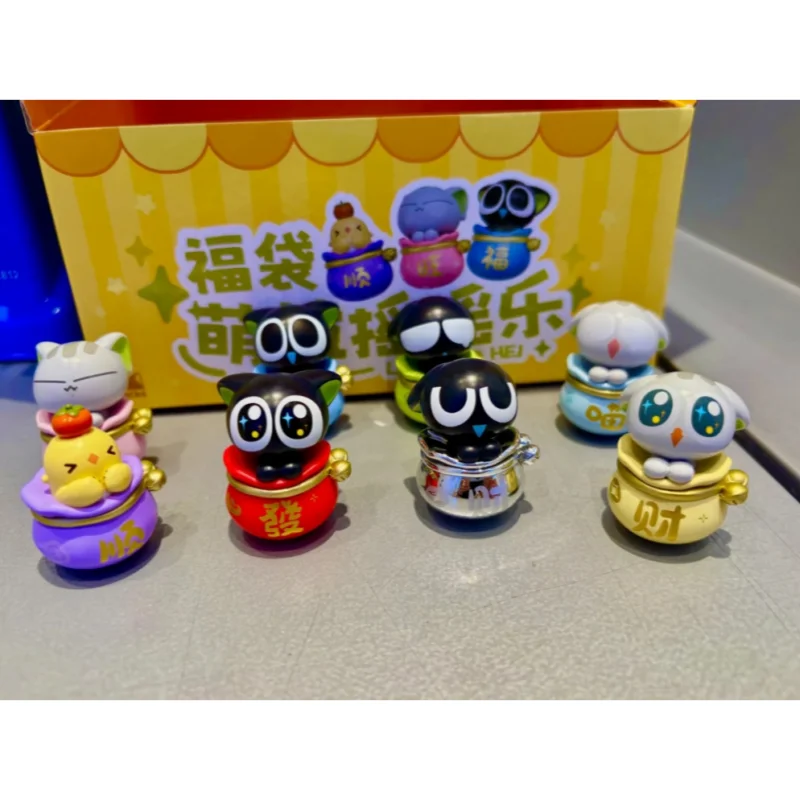 

Подлинная аниме «Легенда о Луо Сяоhei», слепая коробка, слепая сумка, фигурка встряхивания, мини-кукла, модель игрушки, украшение для рабочего стола, аксессуары, подарок