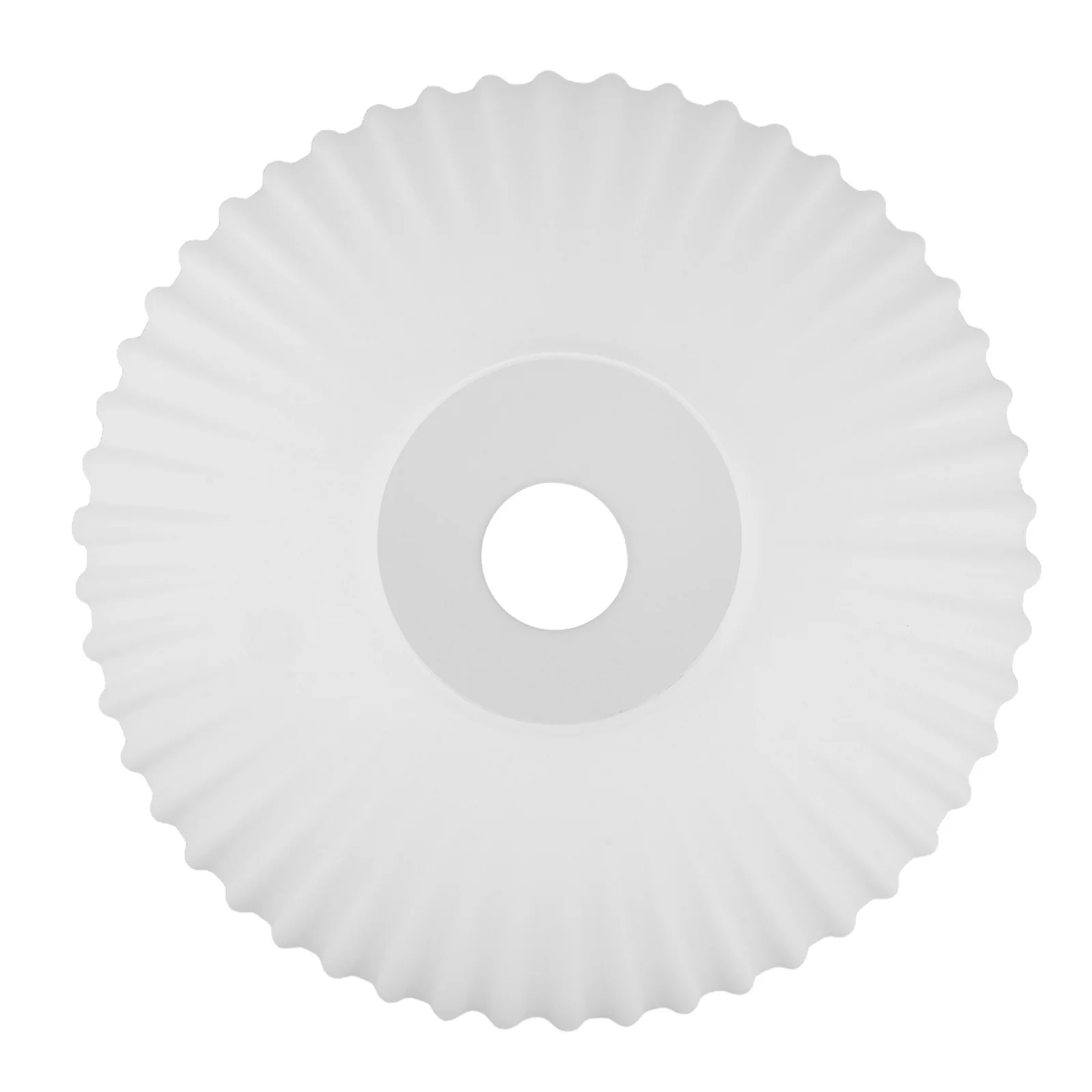 

250 X 150Cm Ribbed Ceiling Light Cover White Glass Globe for Kitchen Bathroom Hallway Fixture Replacement Pendant Light Shade