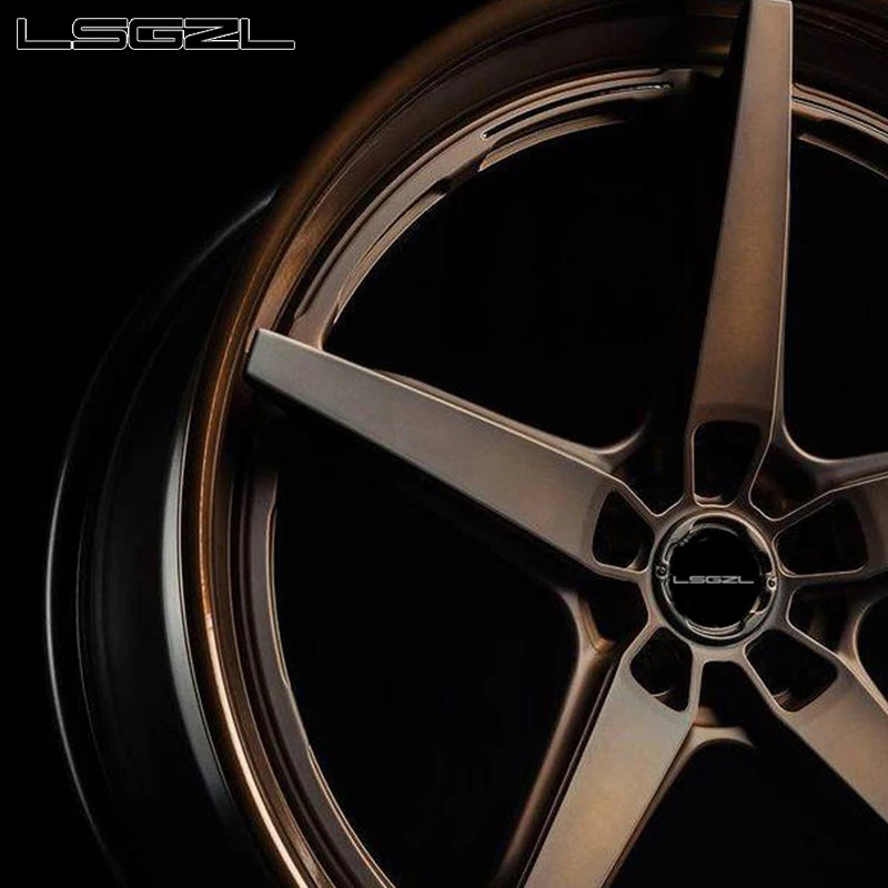 LSGZL Forged 2-Piece Custom Concave 5x114.3 5x130 for Mercedes C8 Ferrari Deep Dish Alloy Rims 16-26 Inch Luxury Car Wheels 15