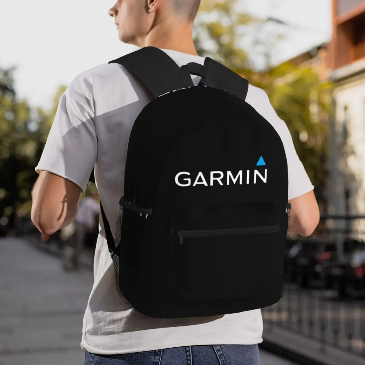 Fficial Garmin Original Merchandise Classic Backpack Student BookBag Kids School Bag Computer Shoulder Bags for Men Women