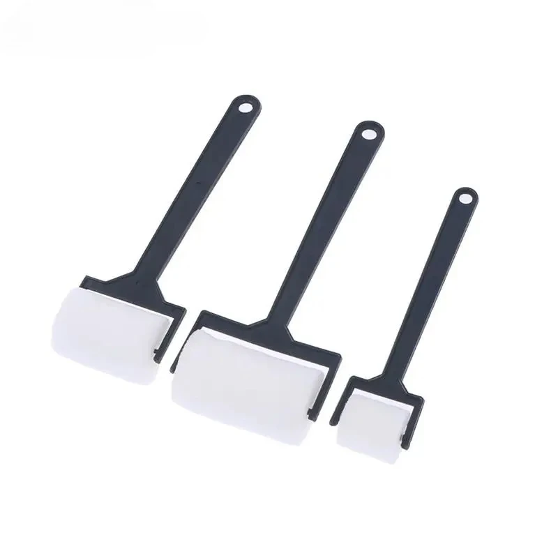 3pcs/set Foam White Sponge Brush Painting Roller Brush Kids Craft Tool Drawing Toys Painting Supplies for DIY Art Projects