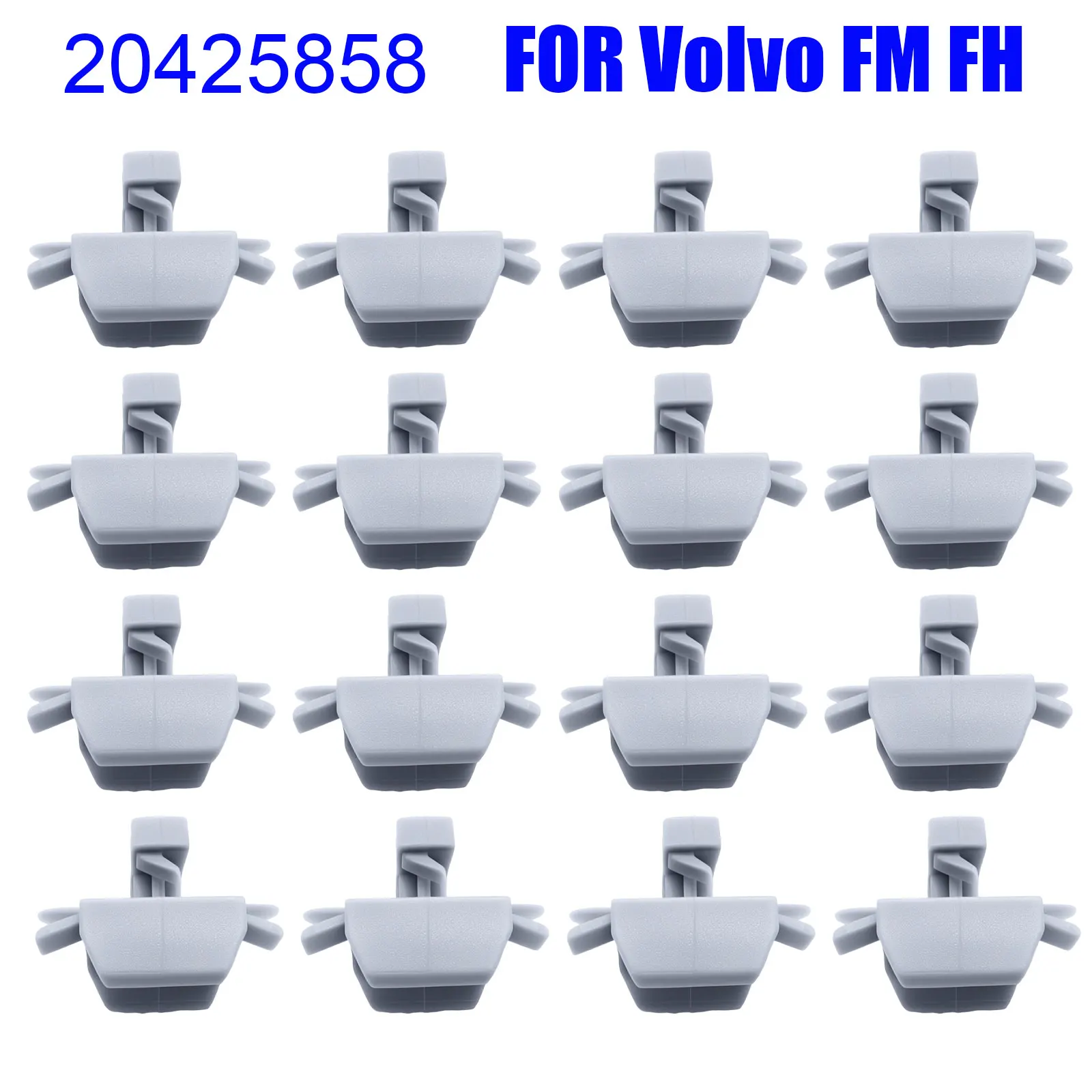 

20425858 for Volvo FM12 FM13 FM4 FM5 FH4 FH12 FH13 FH5 Truck Curtain Rail Mounting Bracket Curtain Slide Clip Car Accessories