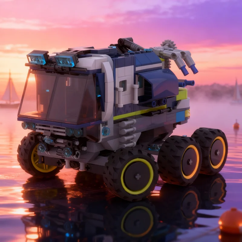 

521pcs MOC Space Rover Model Building Blocks Construction Assemble DIY Creative Toys Christmas Gift Brick Kids Idea Education