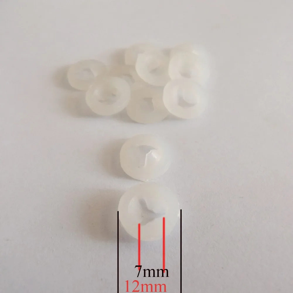 33mm breite Schalenförmige Trifurkations-Handwaschschalen für Spielzeugaugen, -nasen und -mäulchen – 100 Stück/Los – Detail 6