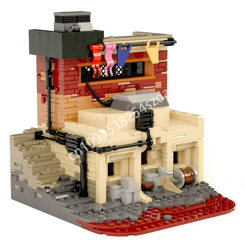 

847 шт. MOC Andor Streets of Ferrix Workshop Star Battle, строительные блоки, практические блоки на день рождения, рождественская игрушка в подарок