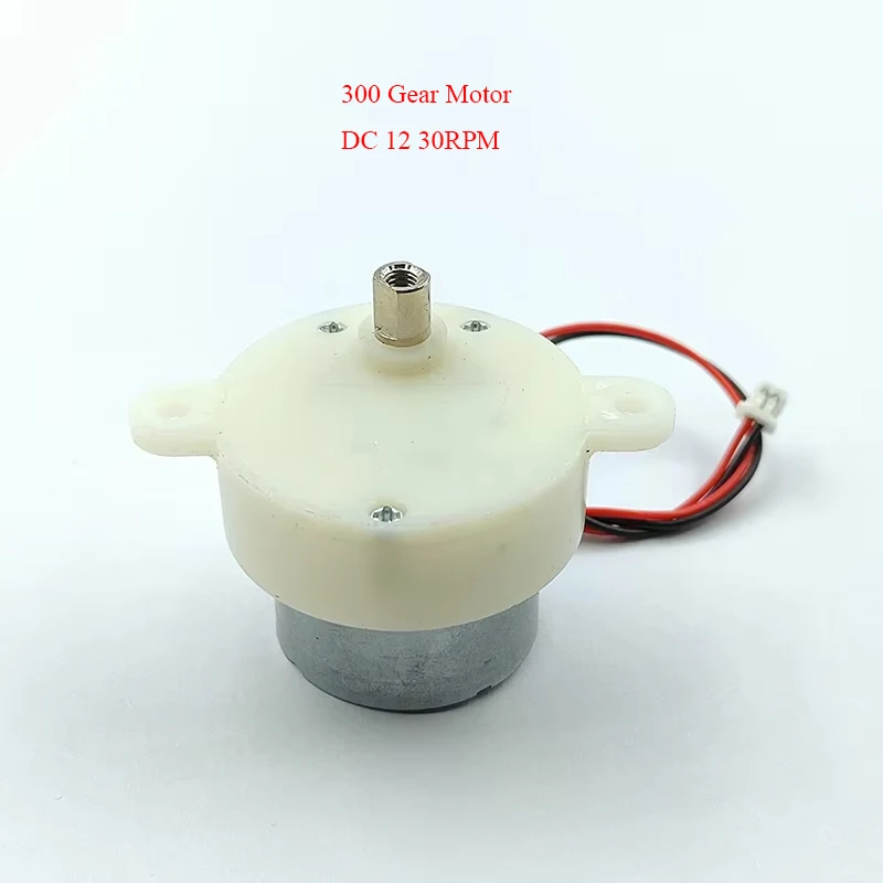 

Small 32MM Plastic Gearbox Gear Reducer Motor DC 12V 30RPM Slow Speed Mini 300 Geared Motor