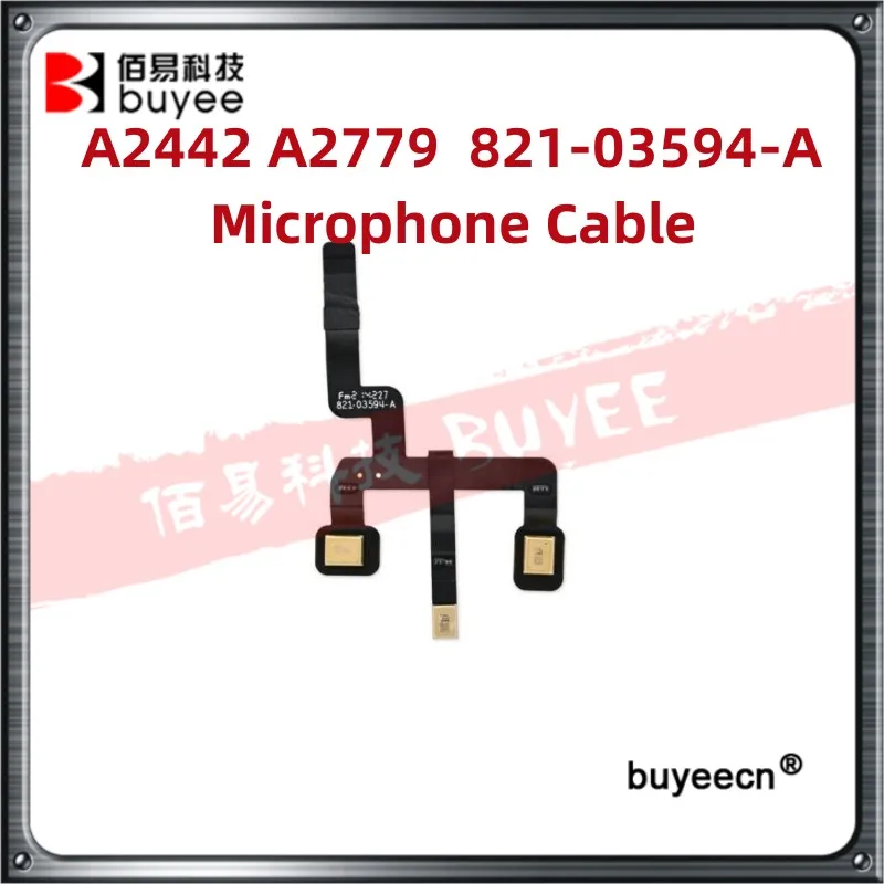 

A2442 A2779 Microphone Cable 821-03594-A For MacBook Pro 14" M1 A2442 A2779 Mic Flex Cable Replacement EMC3650 2021 Year