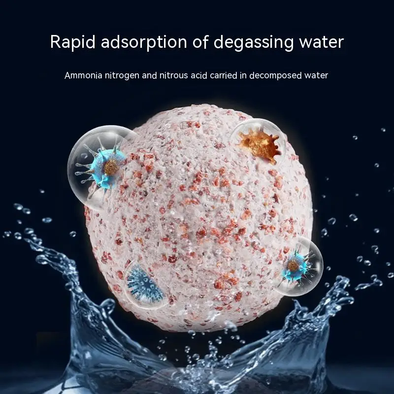 Hollow Quartz Ball Bacterial House Bubble Stone Nano-Culture Biochemical Ball Nitrification Bacterial House Filter Material