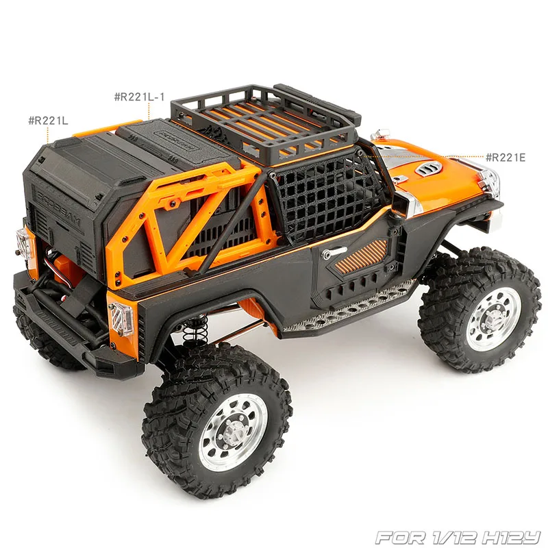 Window Soft Rubber Mesh Climbing Car Mood Modification Parts Decorative Accessories for 1/12 RC Crawler Car Traxxas MJX H12Y DIY