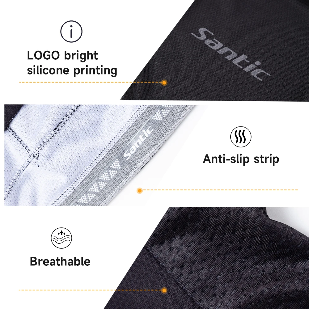 ซานติคเสื้อเจอร์ซีย์นักปั่นผู้ชายฤดูร้อนแห้งเร็ว MTB/เสื้อจักรยานเสือหมอบระบายอากาศซิปเต็มแขนสั้นเสื้อผ้าจักรยานขนาดเอเชีย