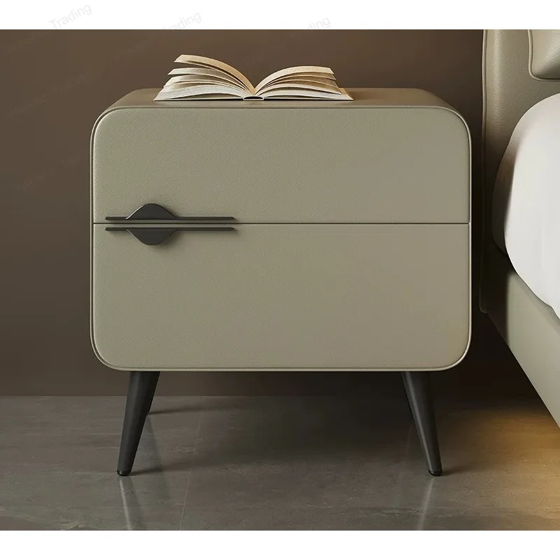Solid wood bedside table, simple modern bedside table bedroom, small coffee table creative children's room