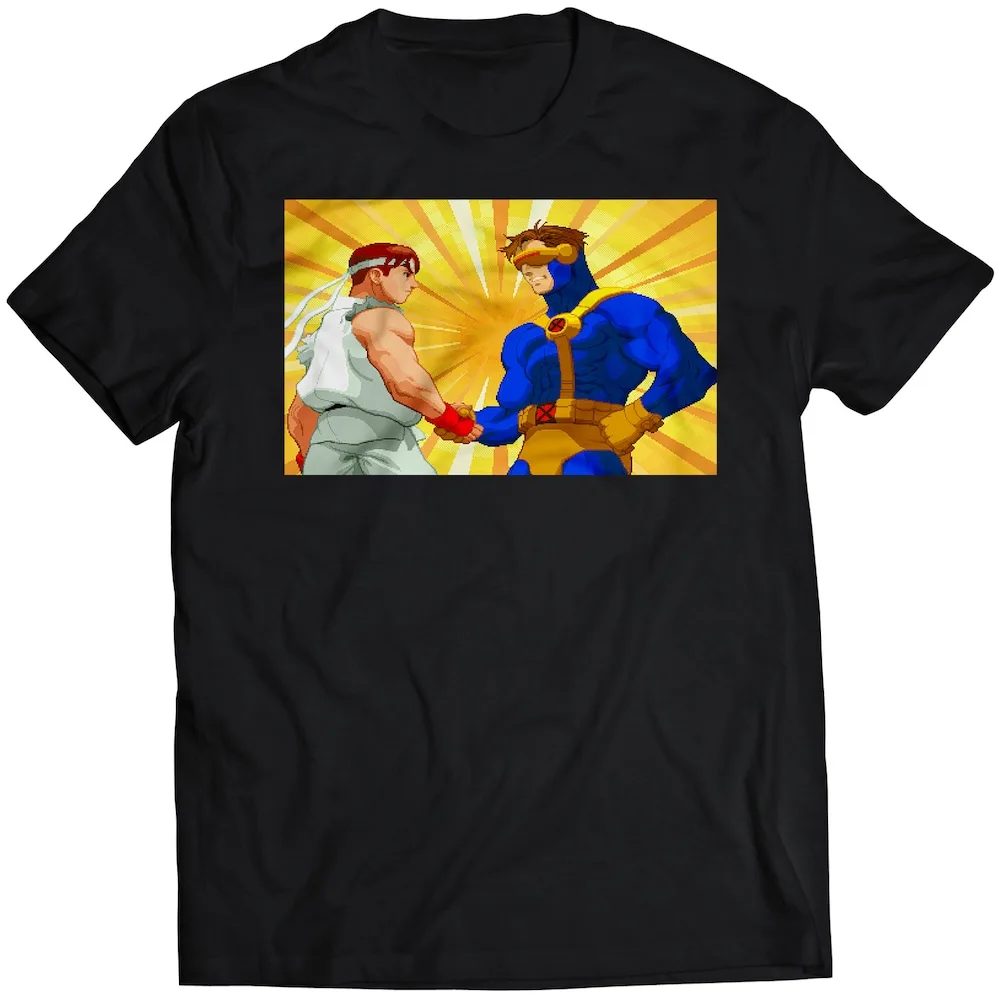 Mutants Vs Fighters Handshake Premium T Shirt