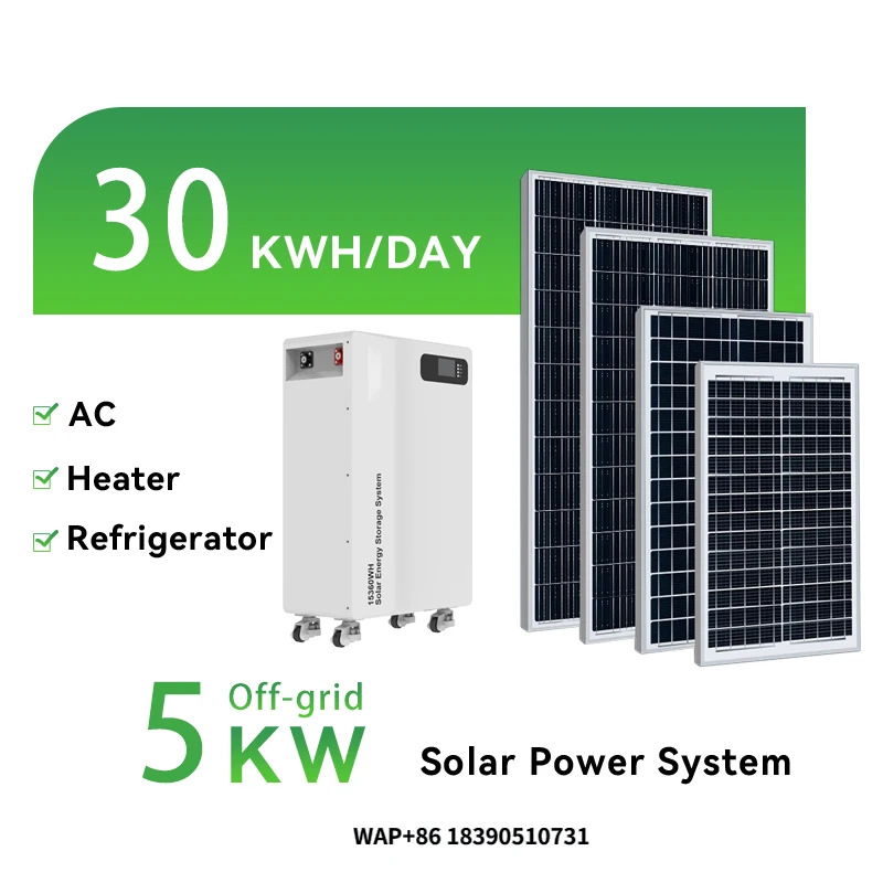 friendly 6KW-60KW solar kit battery storage hybrid inverter pure sine wave residential use Europe 5KWH-180KWH