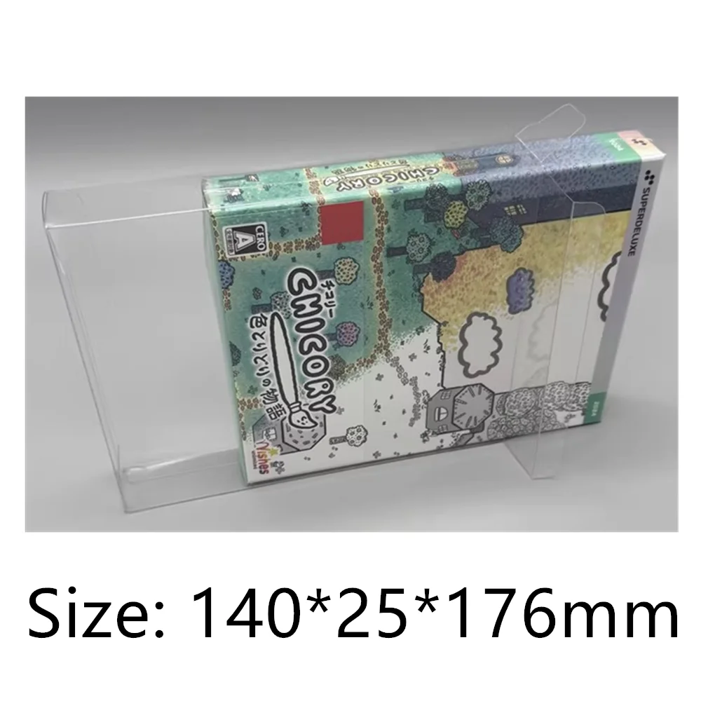 Прозрачная защитная коробка для цикории: красочная сказка/Nintendo Switch, коллекционные коробки для хранения TEP, игровой корпус, прозрачный витрина